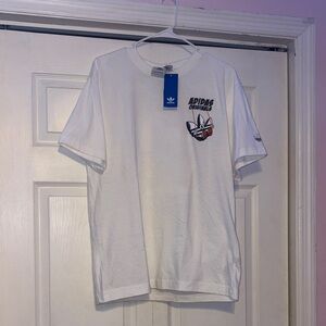 Adidas Originals White Tee with Logo